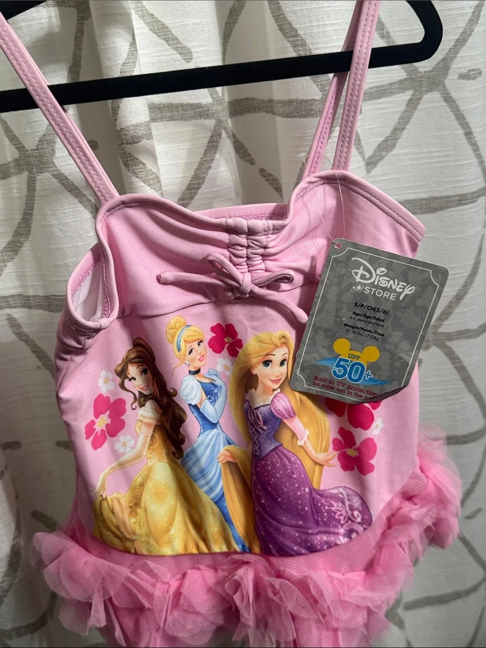 Disney Princess Pink Tutu Swimsuit for Kids